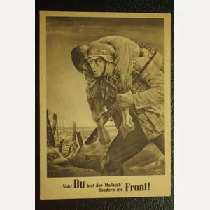 SGM-137* Nicht Du bist der Matstab! Sondern die Front! Postcard