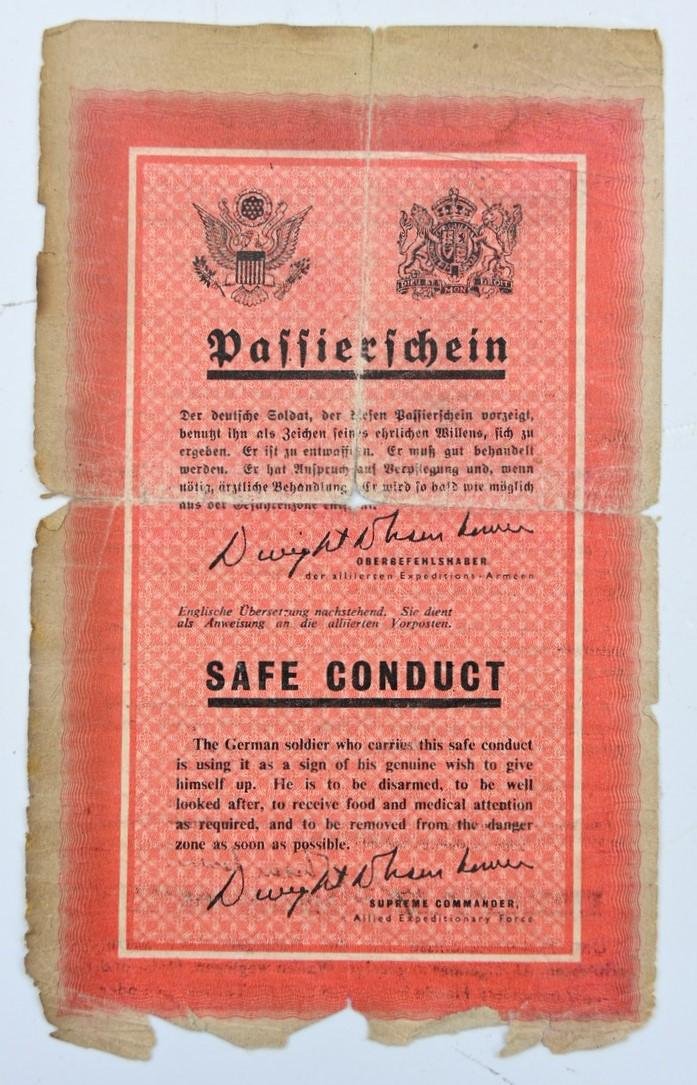 Allied Droppingflyer 'Safe Conduct' — image 2