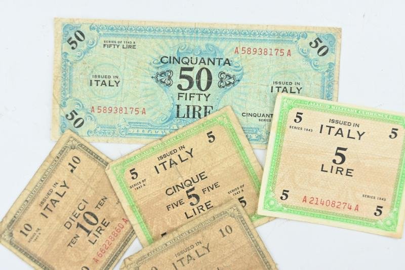 Allied WW2 Italian Military Occupation Currency — image 2