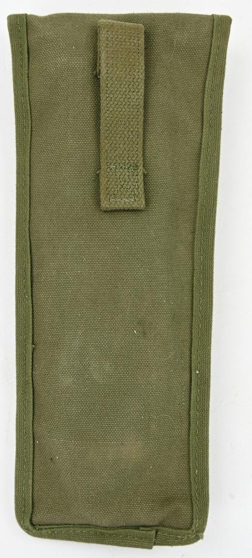 US Army Vietnam M57 Mortar Artillery Canvas Carrying Casewith WW2 folding wire cutter — image 4