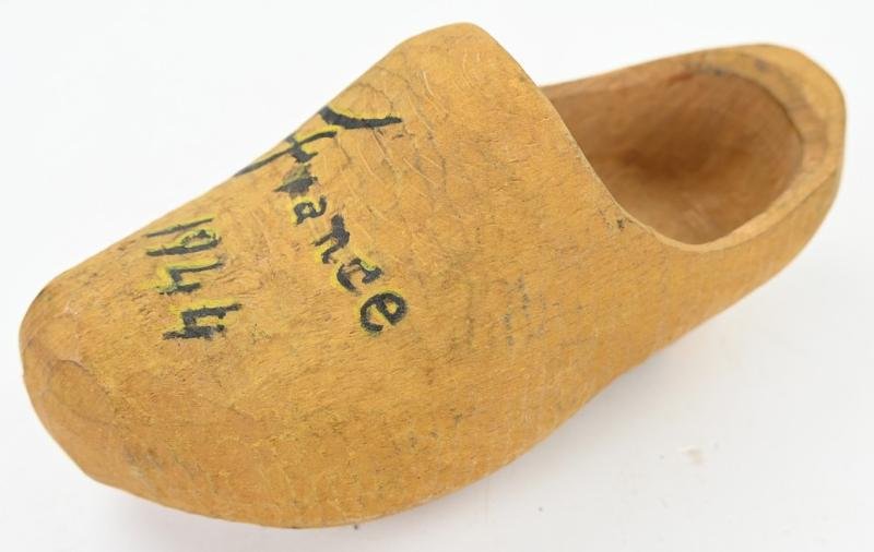 French WW2 Wooden Shoe 1944 — image 3