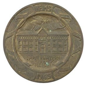 French WW2 Capitulation plaque Reims 1945