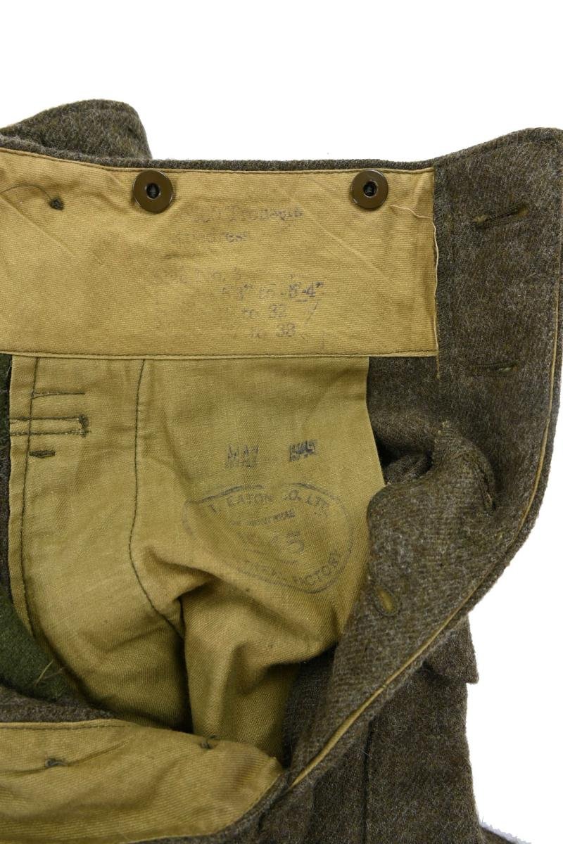 Canadian WW2 Battle Dress Trousers — image 7