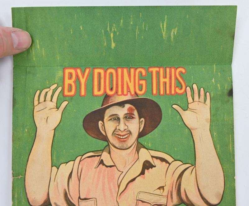 Japanese WW2 Propaganda Leaflet 'That guy was Smart' — image 3