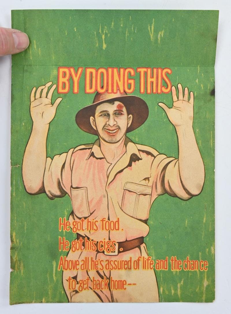 Japanese WW2 Propaganda Leaflet 'That guy was Smart' — image 4