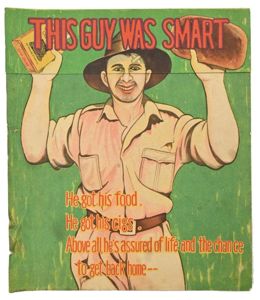 Japanese WW2 Propaganda Leaflet 'That guy was Smart'