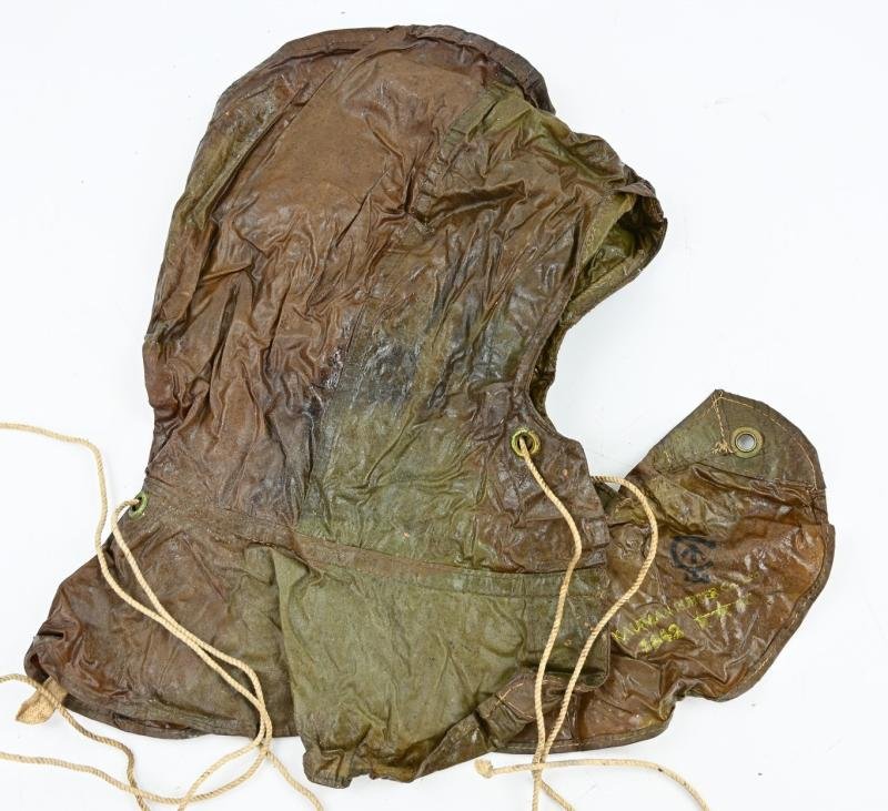 Canadian WW2 Anti-Gas Camo Hood — image 2