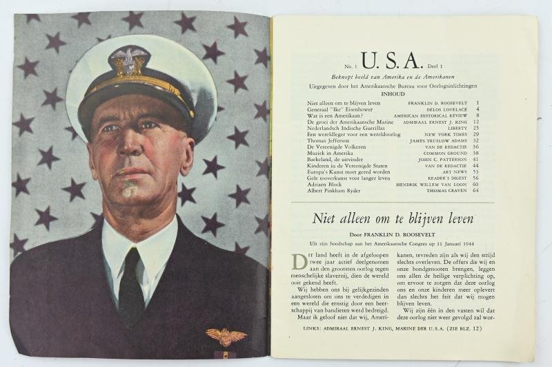 Dutch WW2 Booklet 'USA' — image 2