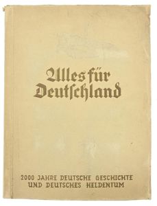German Third Reich CigaretAlbum 'Alles für Deutschland'