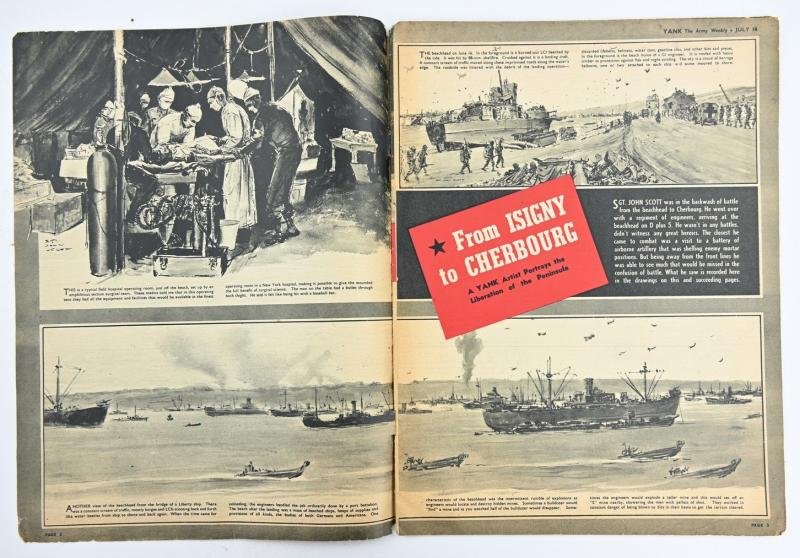 US WW2 Yank Magazine 'British Edition' July 16,1944 — image 2