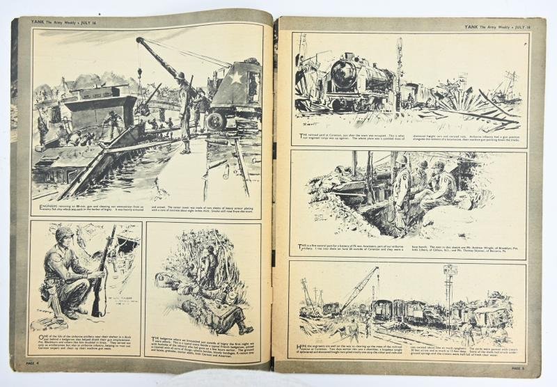 US WW2 Yank Magazine 'British Edition' July 16,1944 — image 3