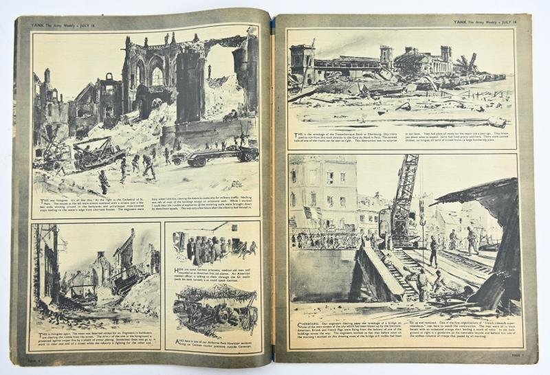 US WW2 Yank Magazine 'British Edition' July 16,1944 — image 4
