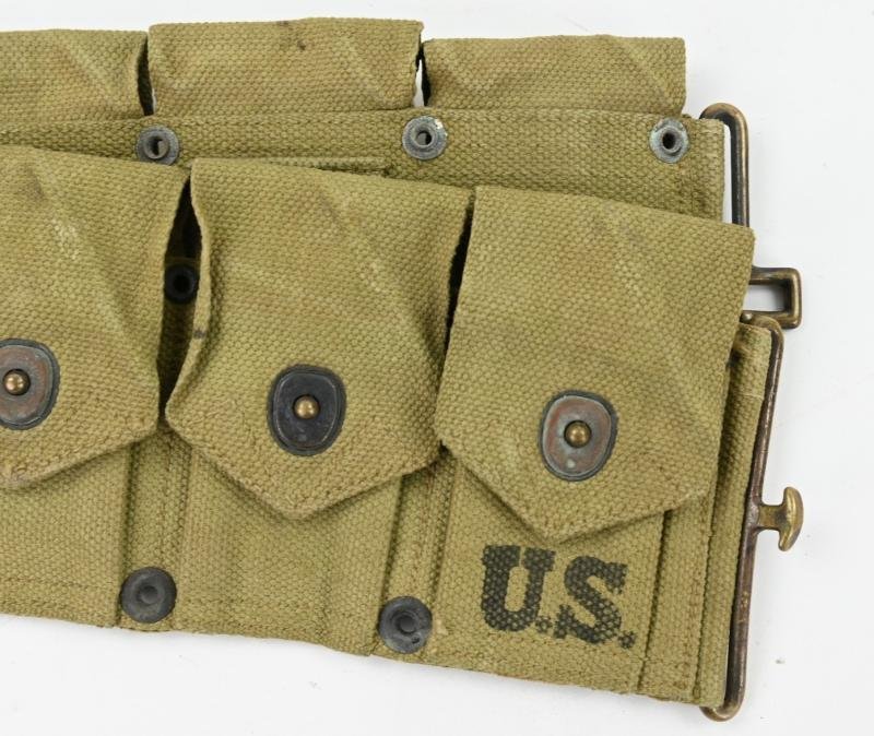 US WW2 M1 Garand Ammo Belt 1944 — image 2