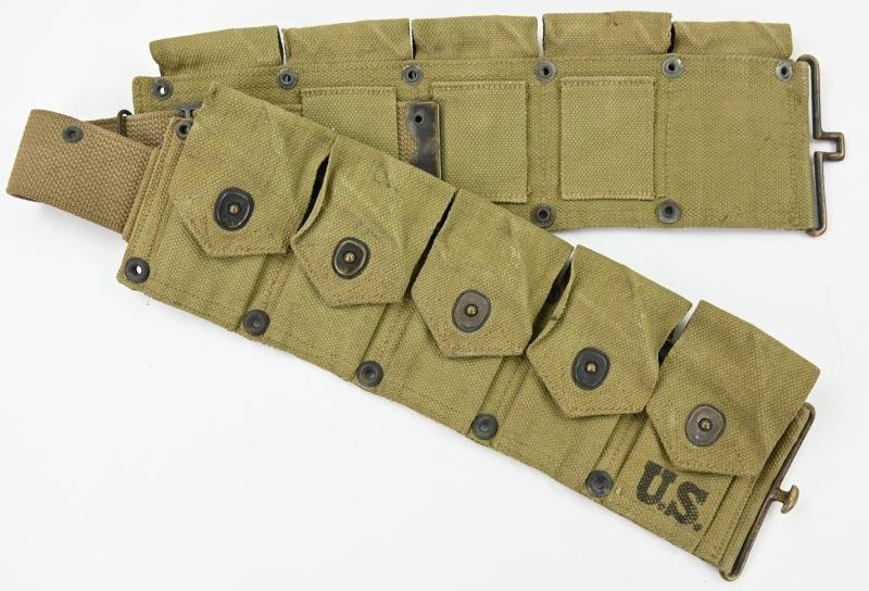 US WW2 M1 Garand Ammo Belt 1944 — image 3
