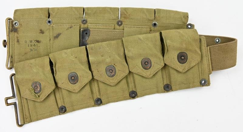 US WW2 M1 Garand Ammo Belt 1944 — image 4