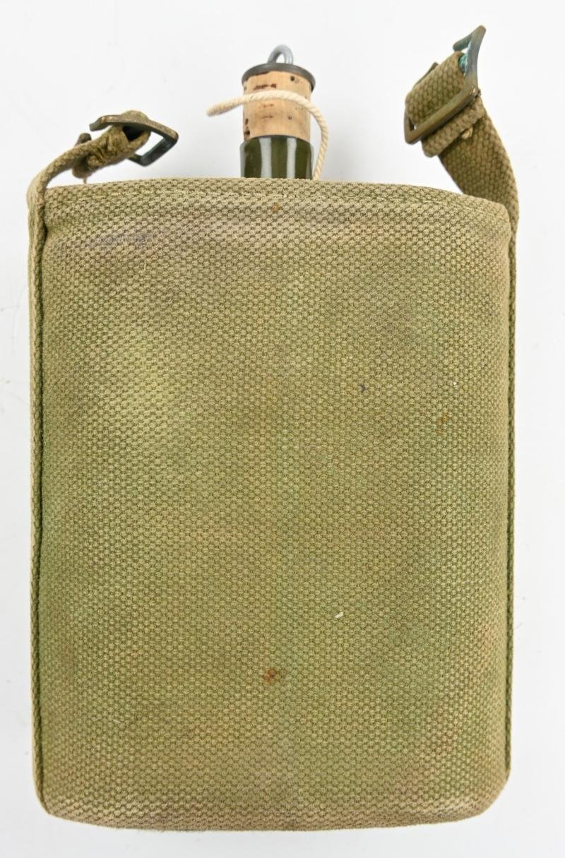 British WW2 Water Canteen with Cover — image 3