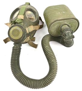 Dutch WW2 Model G Gasmask with Filter