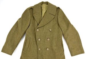 US WW2 Enlisted Men Wool Greatcoat 38L