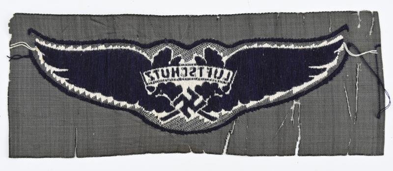 German Luftschutz Cap Badge — image 4