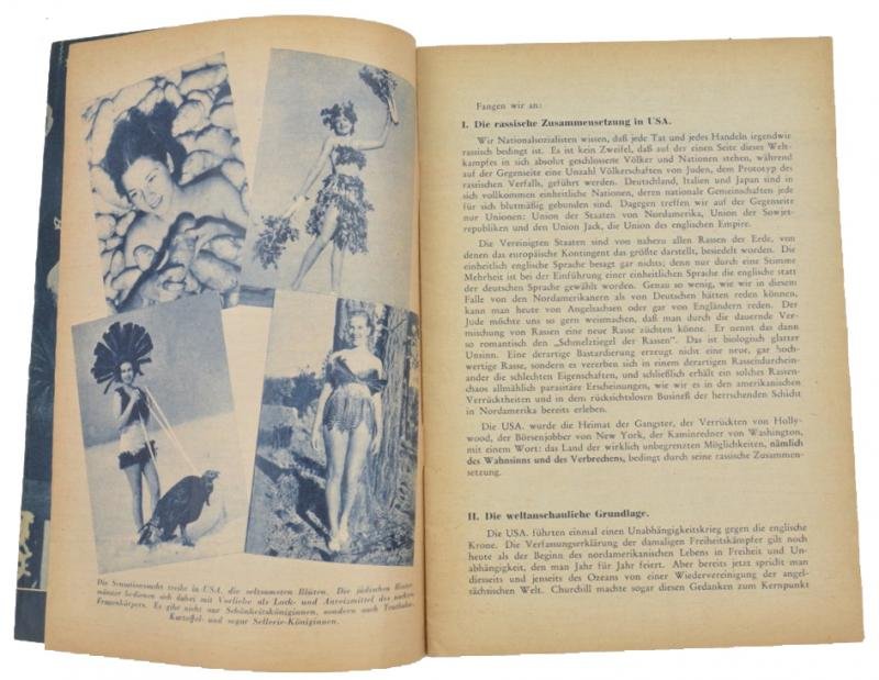 German Anti Semitic Booklet 'Roosevelt Verrat Amerika!' — image 3