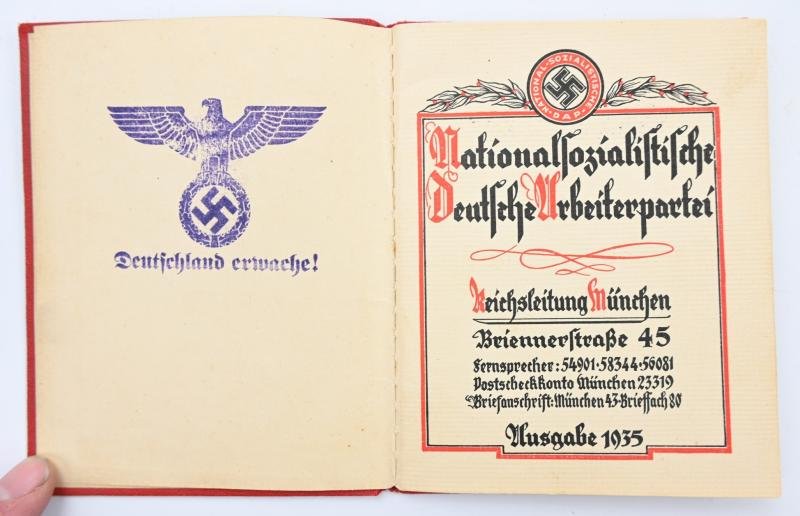 German NSDAP Memberpass — image 2