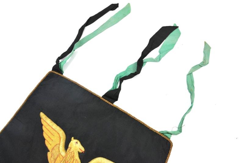 Italian WW2 Fascist Trumpet Banner — image 7