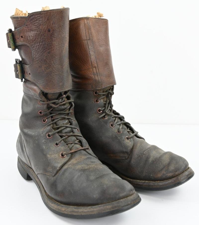 US WW2 Double Buckle Combat Boots 'Francis Gadwood' 10th Mountain Division Italy — image 4