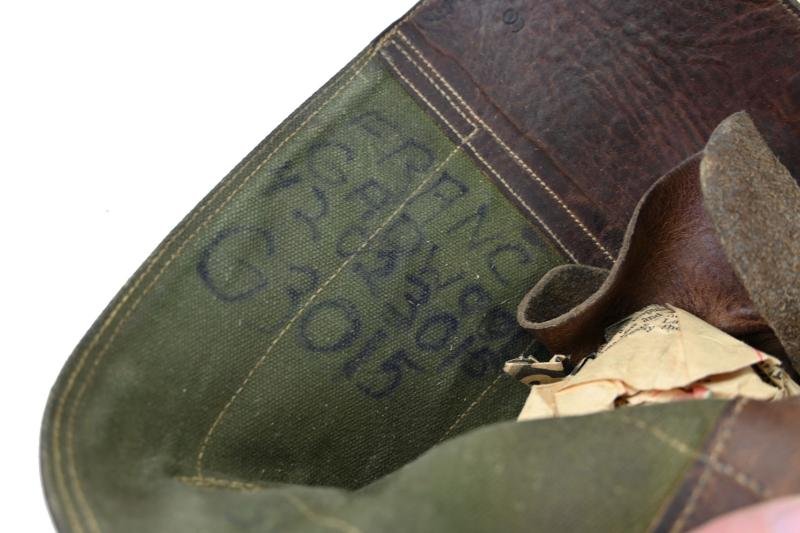 US WW2 Double Buckle Combat Boots 'Francis Gadwood' 10th Mountain Division Italy — image 7