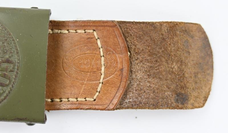 German WH Beltbuckle with Tab 'C.W. Motz 1941' — image 4