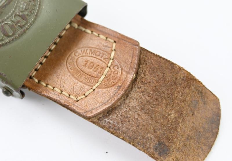 German WH Beltbuckle with Tab 'C.W. Motz 1941' — image 5