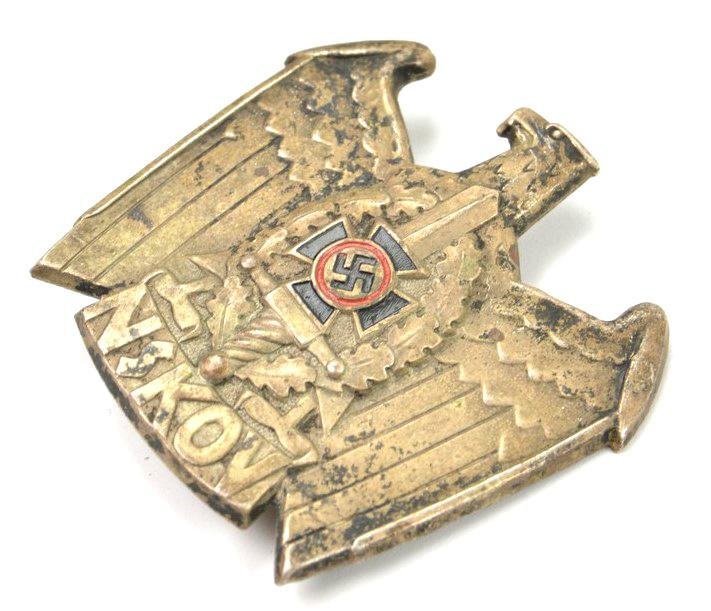German NSKOV Visor Cap Badge — image 4
