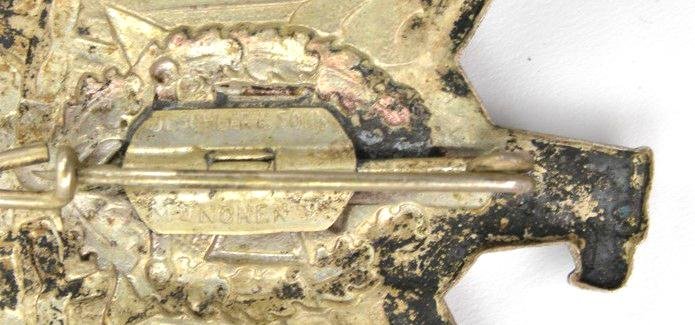 German NSKOV Visor Cap Badge — image 5