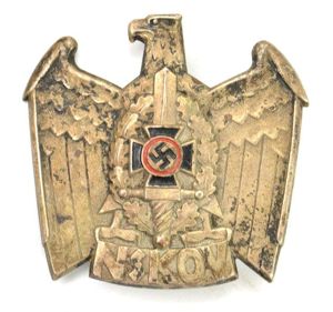 German NSKOV Visor Cap Badge