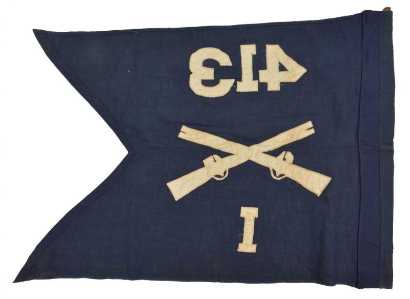 US WW2 Guidon 413th I.R. 104th Infantrie Division 'Timberwolves' — image 2