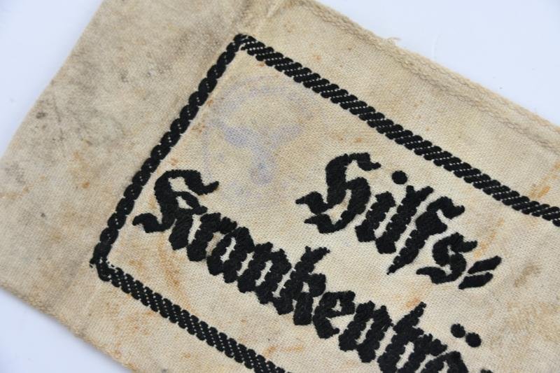 German WH Personel Acting Stretcher Bearers Armband — image 2