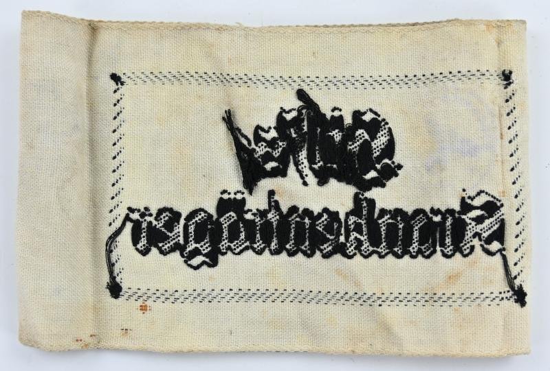 German WH Personel Acting Stretcher Bearers Armband — image 4
