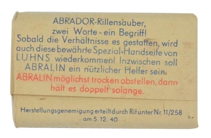 German Third Reich Era 'Abralin' Handsoap — image 4