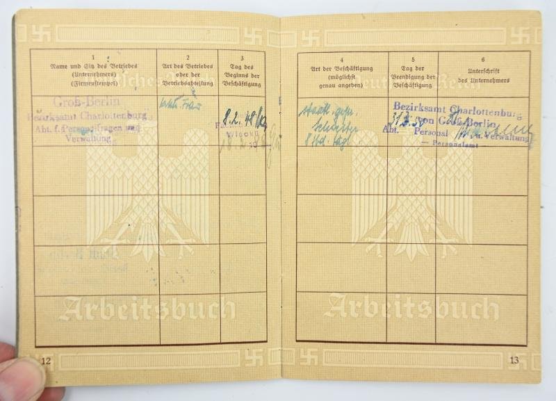 German Third Reich DRK Workers Pass with Signature Wilhelm Keitel — image 10
