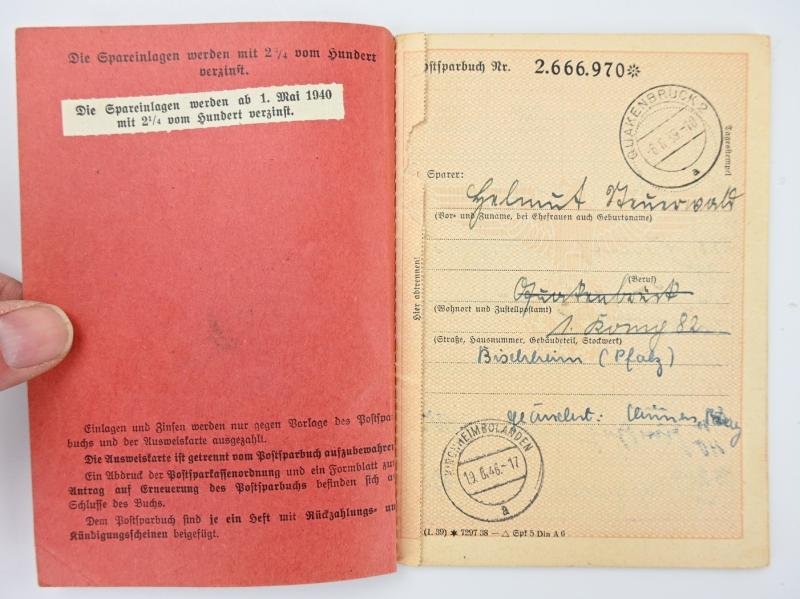 German LW Wehrpass KIC 'Helmut Steuerwald' — image 14