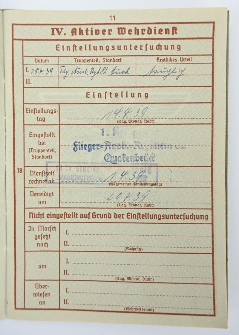 German LW Wehrpass KIC 'Helmut Steuerwald' — image 8