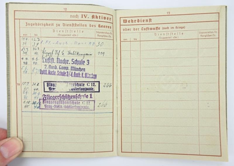 German LW Wehrpass KIC 'Helmut Steuerwald' — image 9