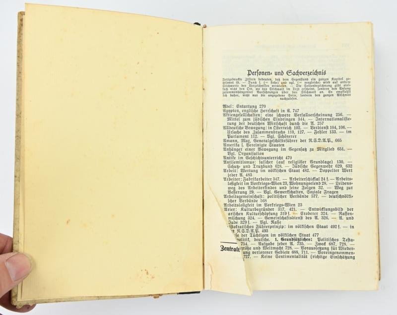 German Adolf Hitler Mein Kampf Book — image 3