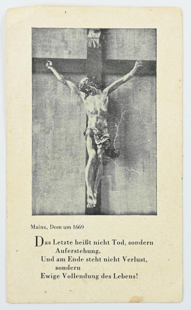 German Luftwaffe Deathcard and picture of  'Philipp Knussmann' — image 4