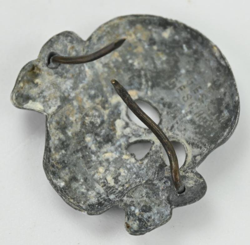 German Waffen-SS Visor Cap Skull 'F. W. Assmann & Söhne' — image 8