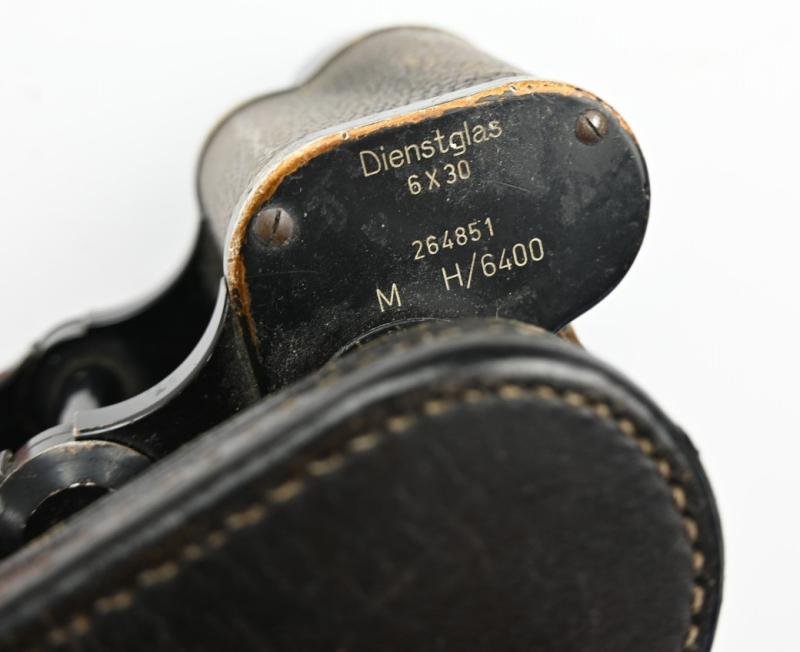German WH Binocular 6x30 in Carrying Case — image 12