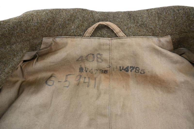 US WW2 Enlisted Men Wool Greatcoat 103rd Infantry Division — image 10