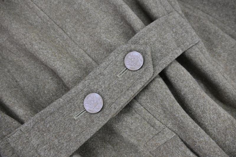 US WW2 Enlisted Men Wool Greatcoat 103rd Infantry Division — image 8