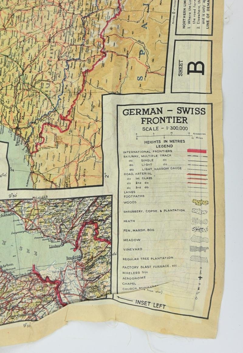 USAAF WW2 Pilot Escape Map FGS A&B Sheet A/B — image 5