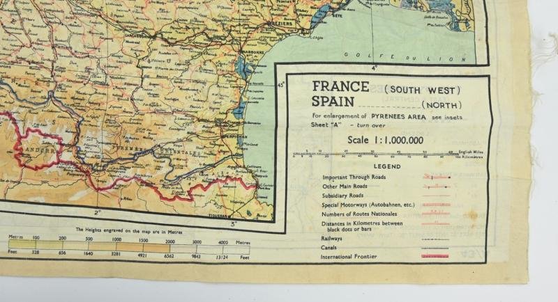 USAAF WW2 Pilot Escape Map FGS A&B Sheet A/B — image 6