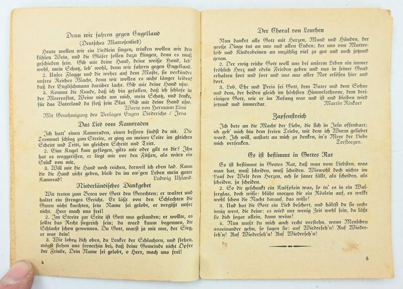 German Third Reich Songbook 'Denn wir fahren gegen Engelland' — image 4